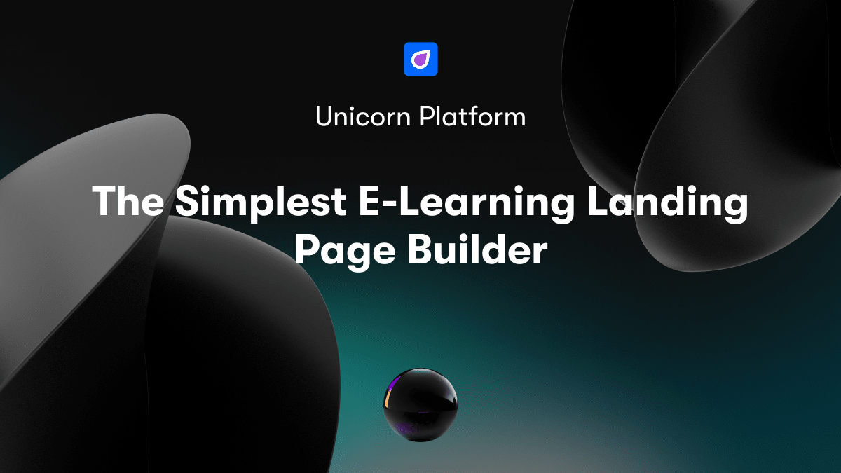 The Simplest E-Learning Landing Page Builder
